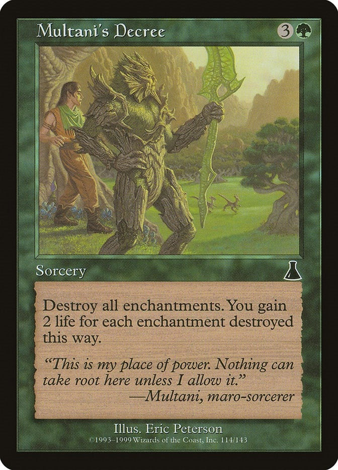 Image for Multani's Decree (114) (Urza's Destiny) - Magic: The Gathering