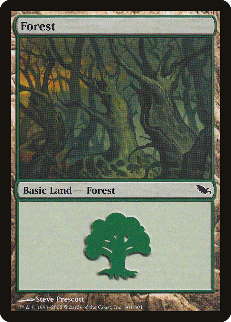 Forest (301) (SHM-301) - Shadowmoor Foil