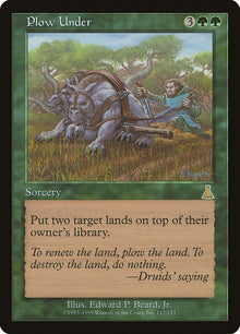 Plow Under (117) (Urza's Destiny)