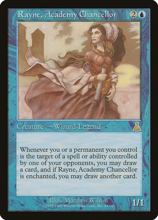 Image for Rayne, Academy Chancellor (43) (Urza's Destiny) - Magic: The Gathering