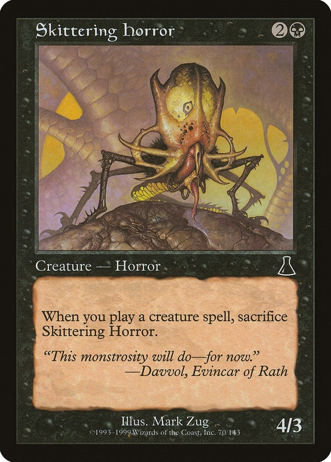 Image for Skittering Horror (70) (Urza's Destiny) - Magic: The Gathering