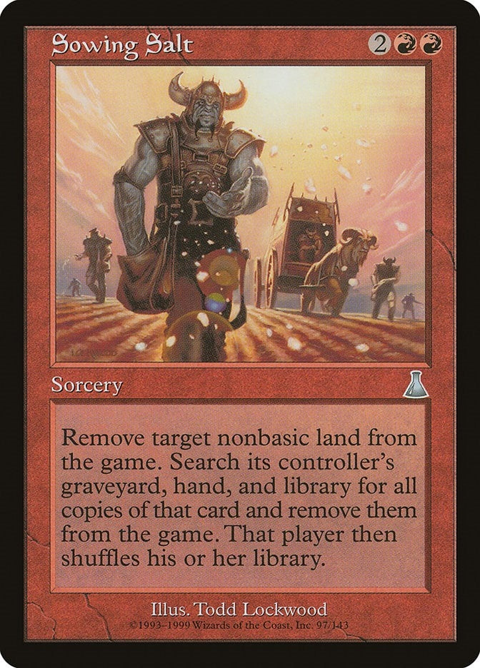 Image for Sowing Salt (97) (Urza's Destiny) - Magic: The Gathering