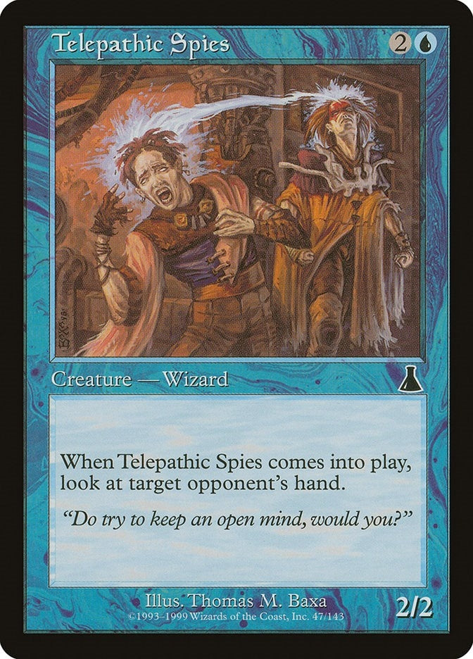 Image for Telepathic Spies (47) (Urza's Destiny) - Magic: The Gathering