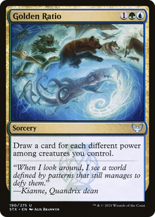 Golden Ratio (STX-190) - Strixhaven: School of Mages