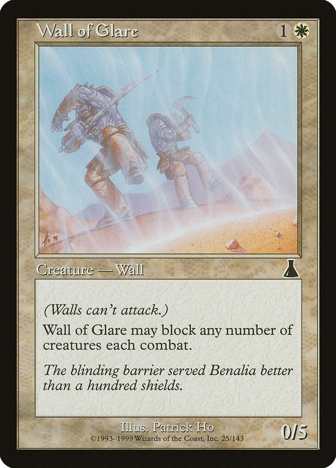 Image for Wall of Glare (25) (Urza's Destiny) - Magic: The Gathering
