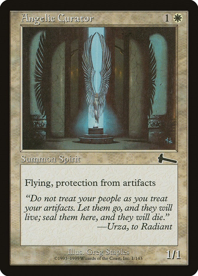 Image for Angelic Curator (1) (Urza's Legacy) - Magic: The Gathering