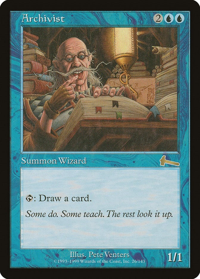 Image for Archivist (26) (Urza's Legacy) - Magic: The Gathering