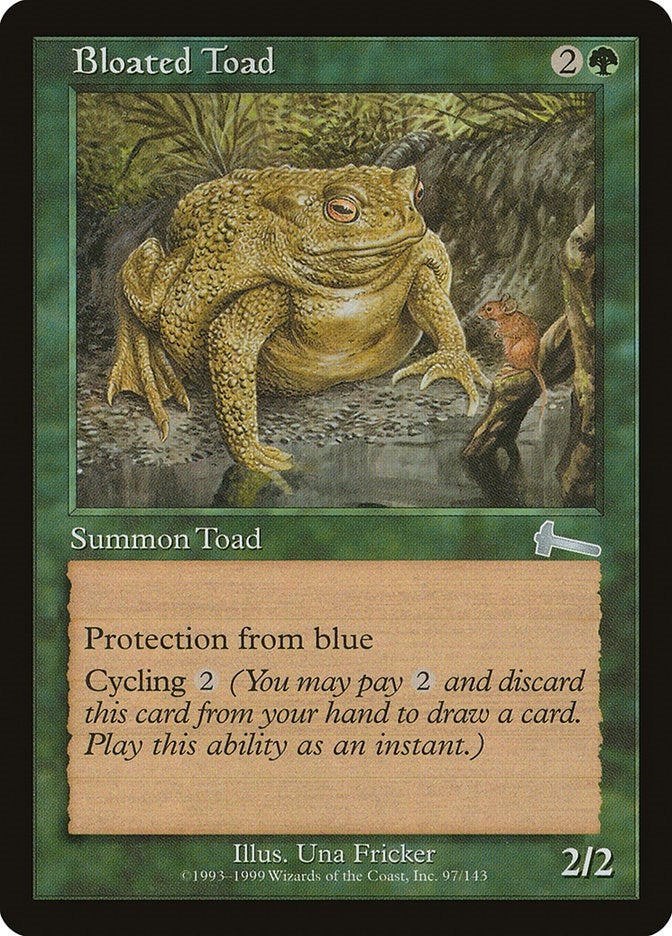 Image for Bloated Toad (97) (Urza's Legacy) - Magic: The Gathering
