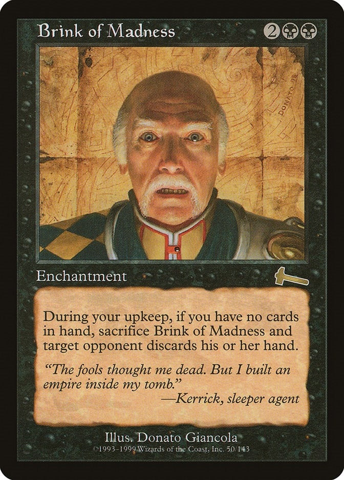Image for Brink of Madness (50) (Urza's Legacy) - Magic: The Gathering