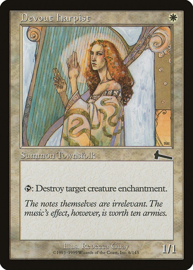 Devout Harpist (6) (Urza's Legacy)