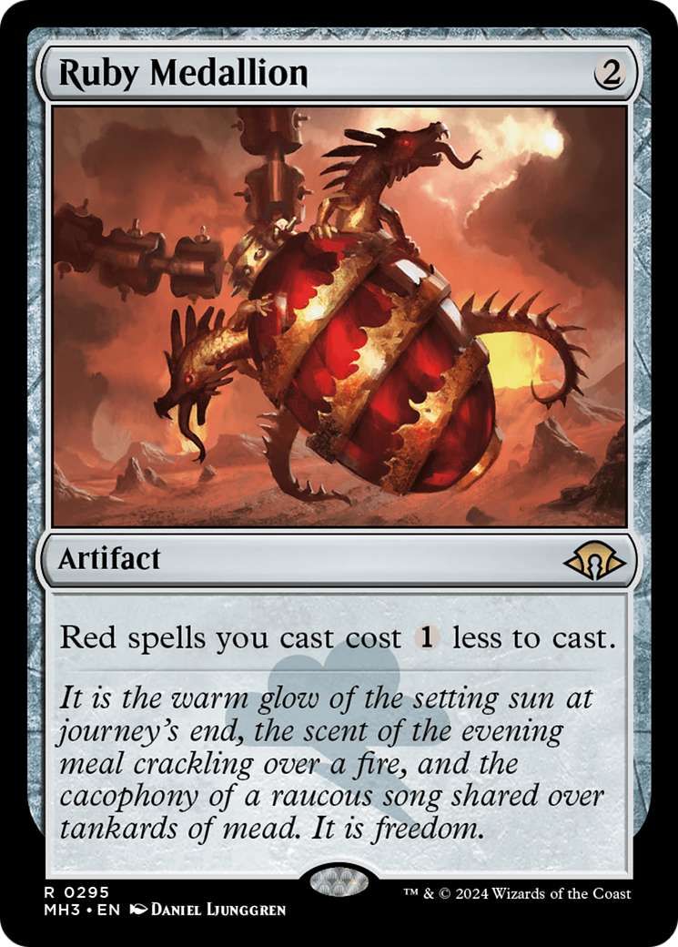 Ruby Medallion (295) (MH3)