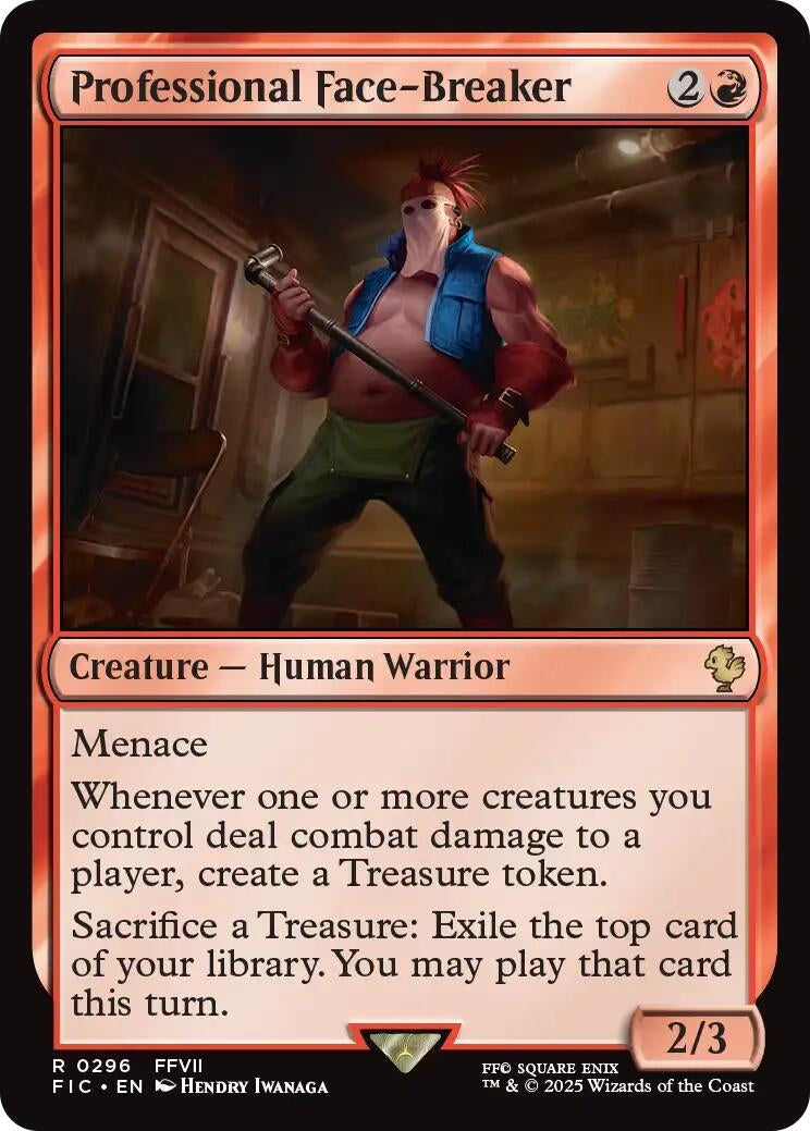 Image for Professional Face-Breaker (296) (FINAL FANTASY) - Magic: The Gathering