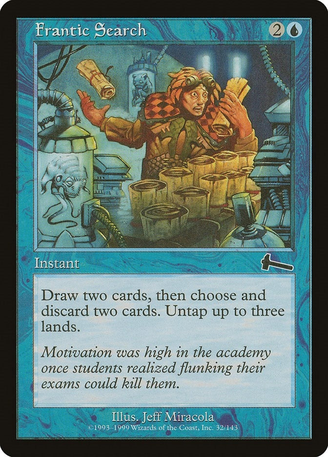 Image for Frantic Search (32) (Urza's Legacy) - Magic: The Gathering