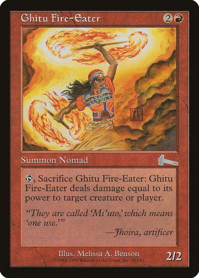 Ghitu Fire-Eater (76) (Urza's Legacy)