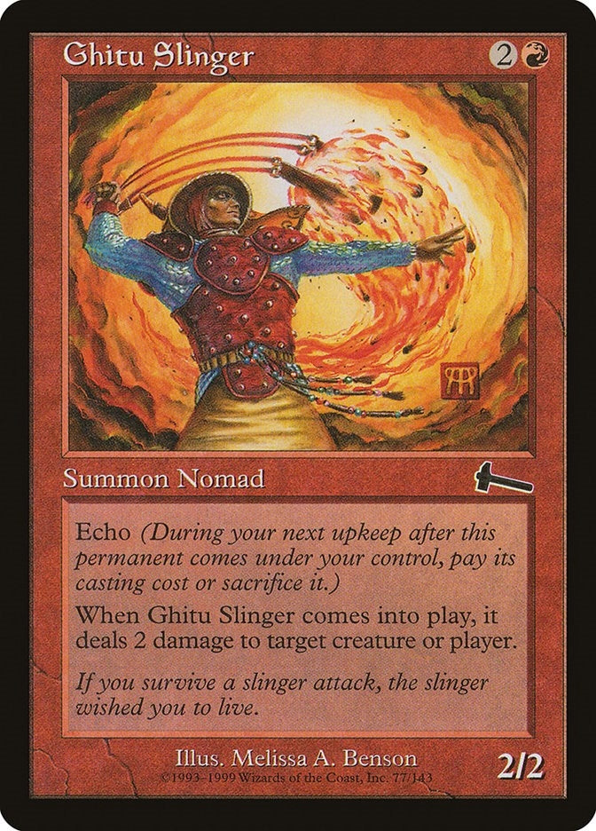 Ghitu Slinger (77) (Urza's Legacy)