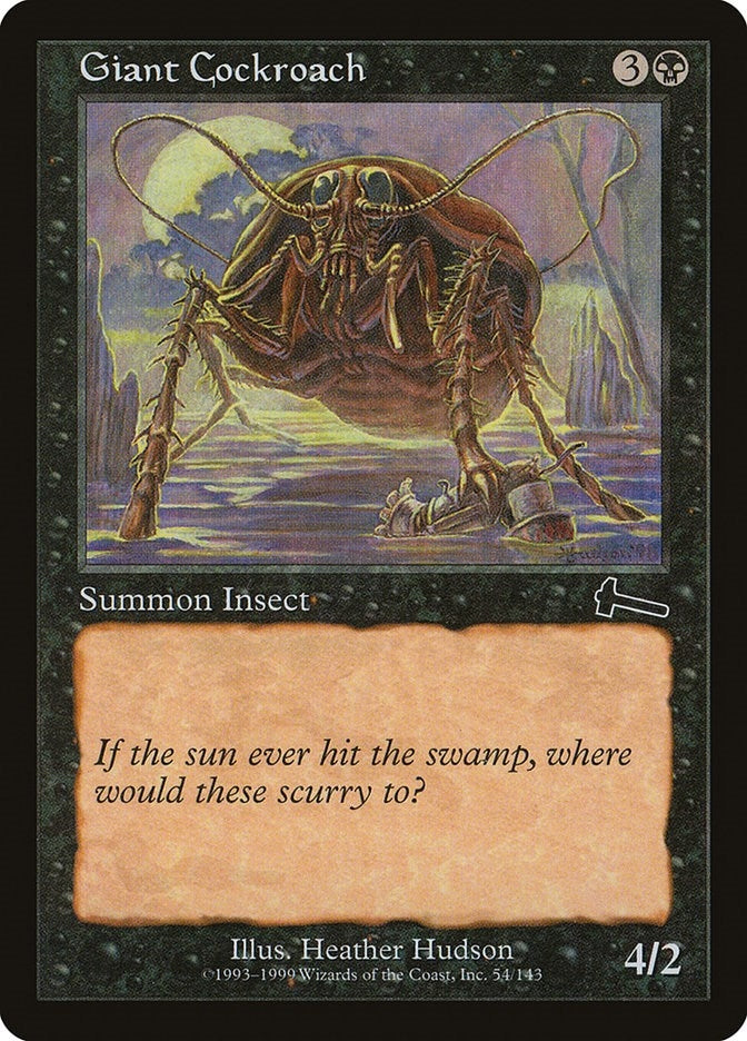 Image for Giant Cockroach (54) (Urza's Legacy) - Magic: The Gathering