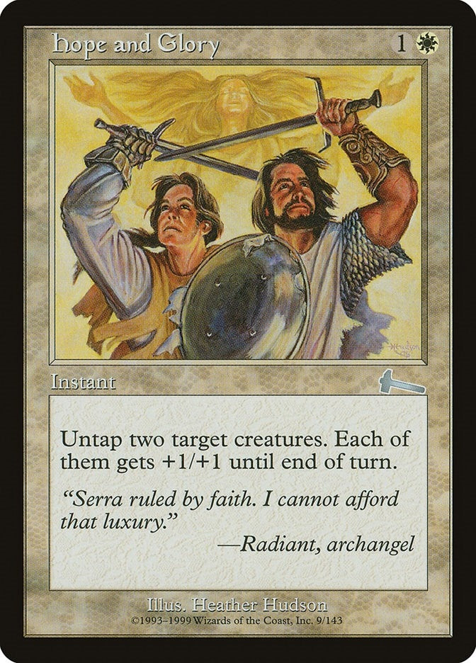 Hope and Glory (9) (Urza's Legacy)