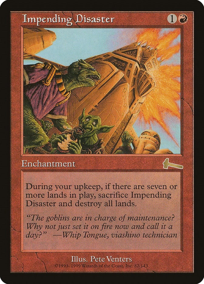 Image for Impending Disaster (82) (Urza's Legacy) - Magic: The Gathering