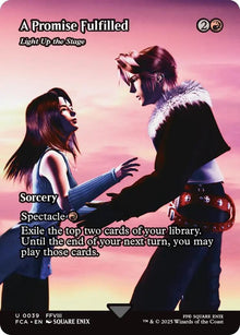 Image for A Promise Fulfilled - Light Up the Stage (Showcase) (39) (FCA) - Magic: The Gathering