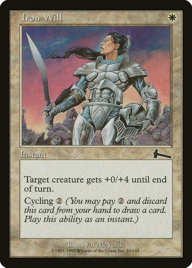 Iron Will (10) (Urza's Legacy)