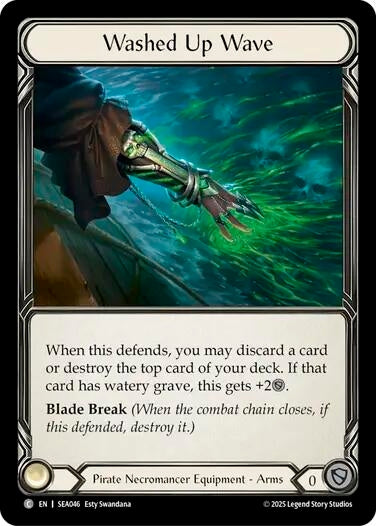Image for Washed Up Wave (SEA046) (High Seas) - Flesh and Blood TCG