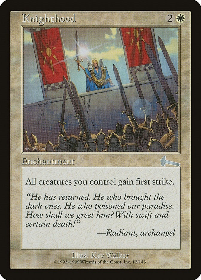 Image for Knighthood (12) (Urza's Legacy) - Magic: The Gathering