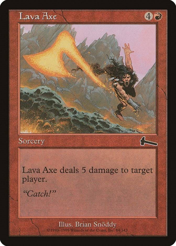 Image for Lava Axe (84) (Urza's Legacy) - Magic: The Gathering