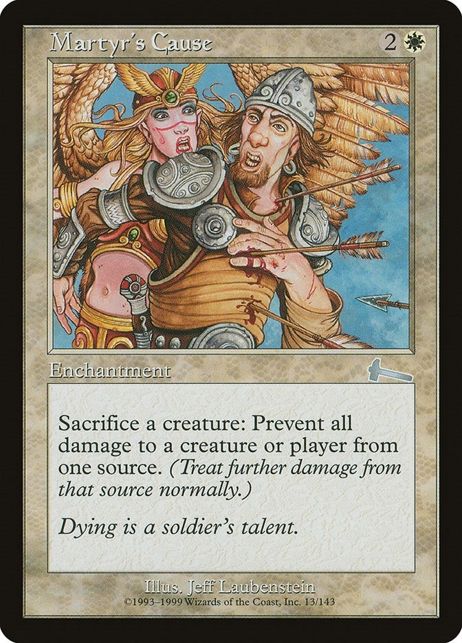 Image for Martyr's Cause (13) (Urza's Legacy) - Magic: The Gathering