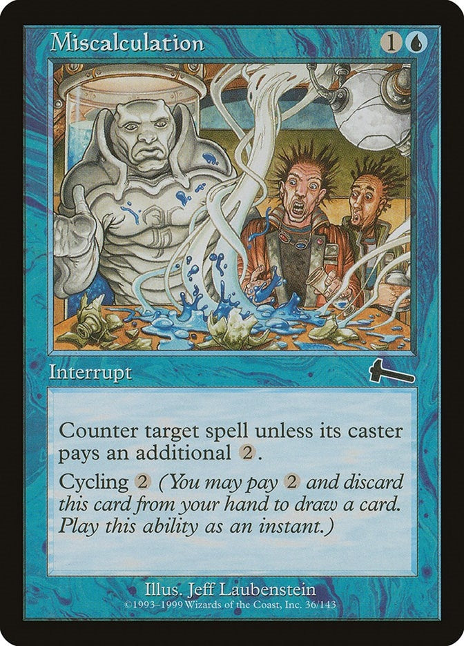 Image for Miscalculation (36) (Urza's Legacy) - Magic: The Gathering