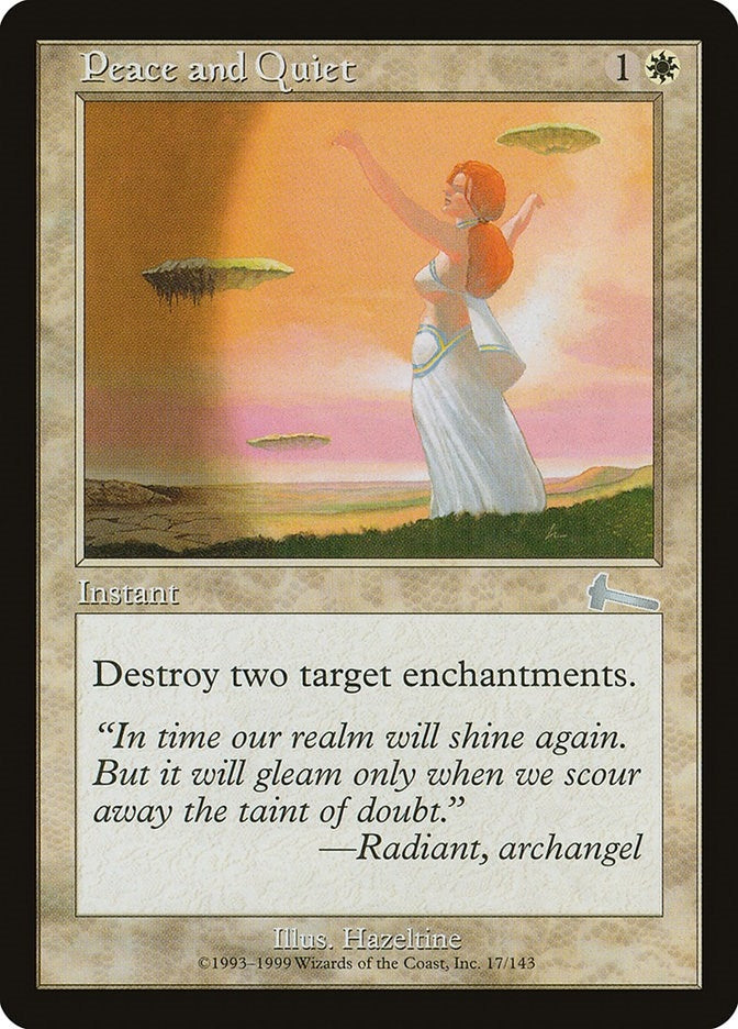 Image for Peace and Quiet (17) (Urza's Legacy) - Magic: The Gathering