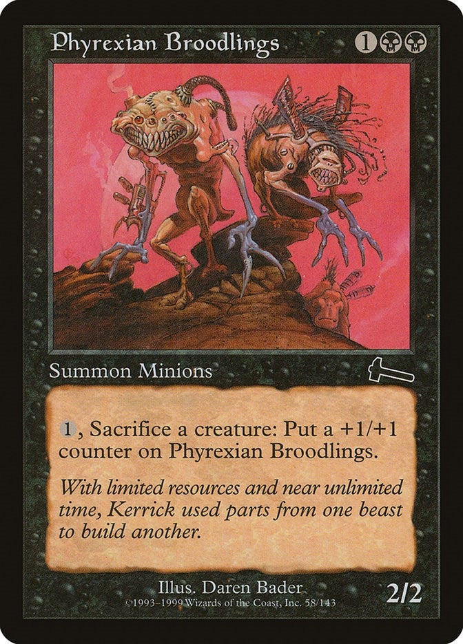 Image for Phyrexian Broodlings (58) (Urza's Legacy) - Magic: The Gathering