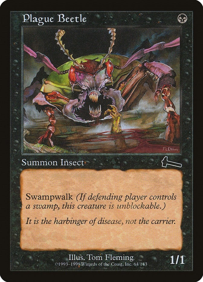 Plague Beetle (64) (Urza's Legacy)