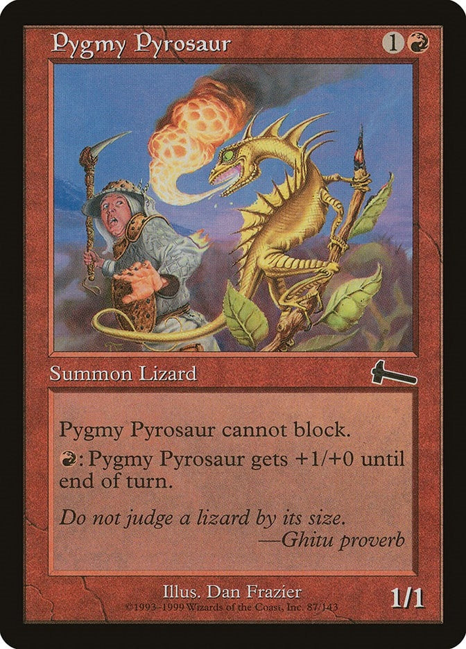 Image for Pygmy Pyrosaur (87) (Urza's Legacy) - Magic: The Gathering