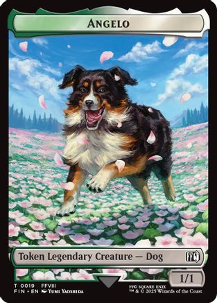 Angelo // Darkstar Double-Sided Token (19 // 20) (FIN)