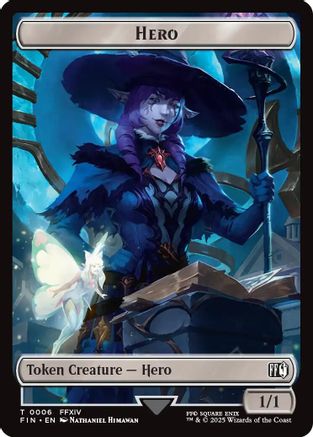 Hero (0006) // Treasure (0023) Double-Sided Token (6 // 23) (FIN)