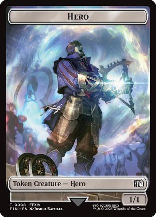 Hero (0008) // Frog Double-Sided Token (8 // 18) (FIN)