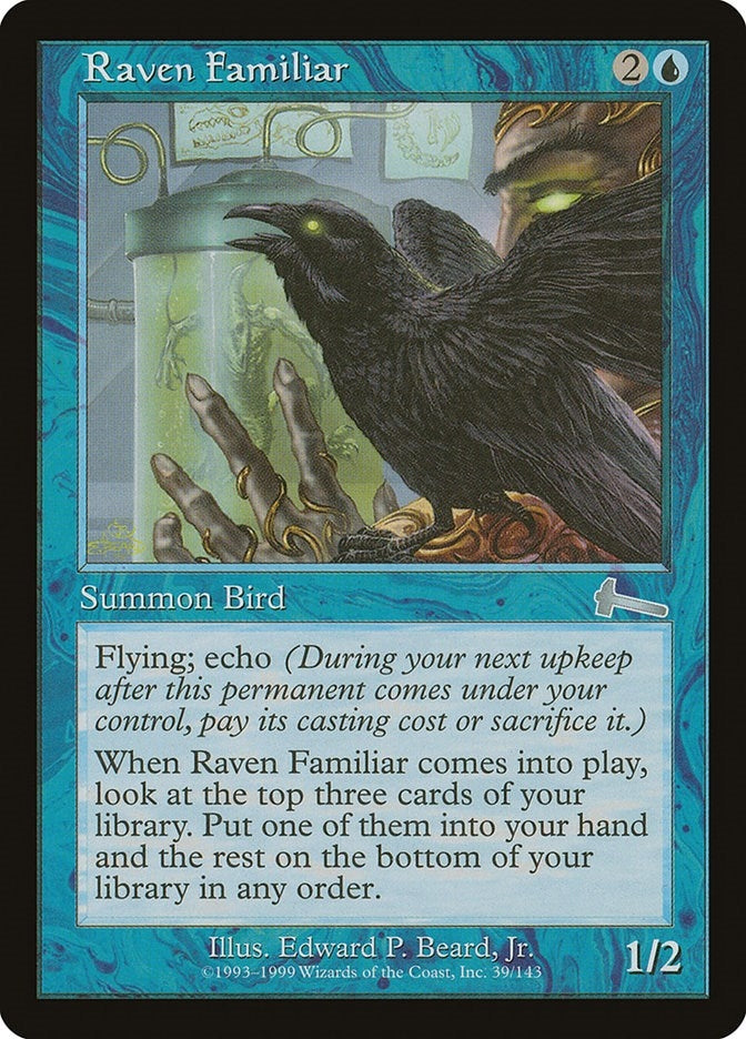 Image for Raven Familiar (39) (Urza's Legacy) - Magic: The Gathering