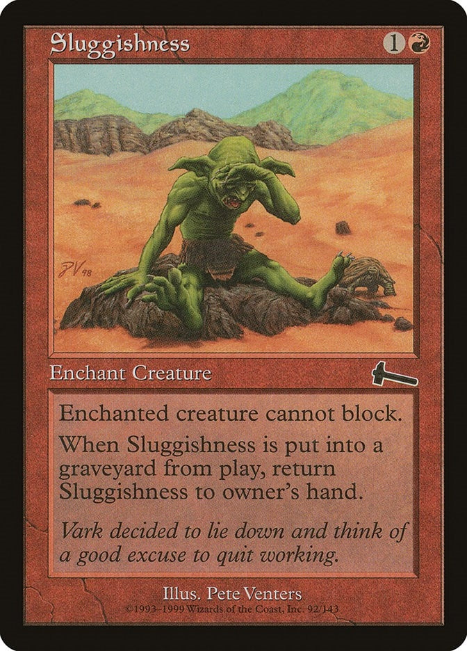 Image for Sluggishness (92) (Urza's Legacy) - Magic: The Gathering