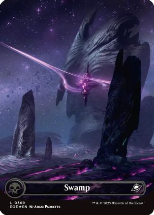 Swamp (0369) (Borderless) (Galaxy Foil) (369) (EOE)