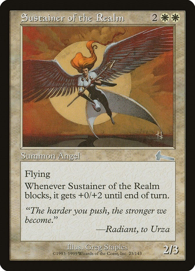 Image for Sustainer of the Realm (23) (Urza's Legacy) - Magic: The Gathering