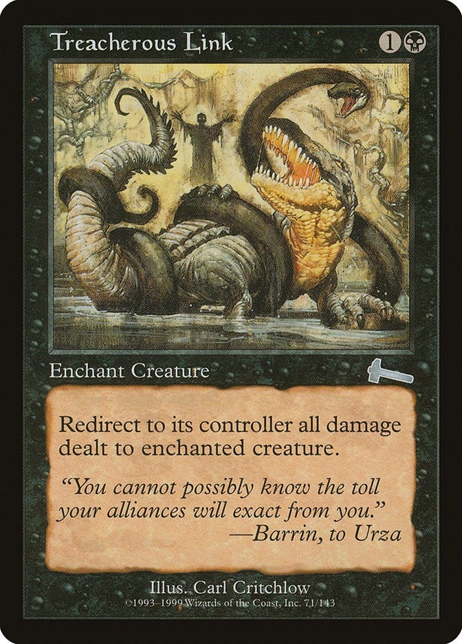 Image for Treacherous Link (71) (Urza's Legacy) - Magic: The Gathering