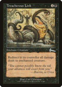 Image for Treacherous Link (71) (Urza's Legacy) - Magic: The Gathering