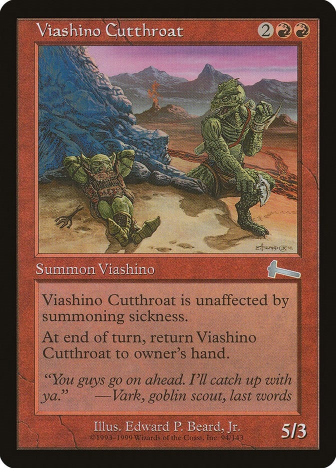Image for Viashino Cutthroat (94) (Urza's Legacy) - Magic: The Gathering