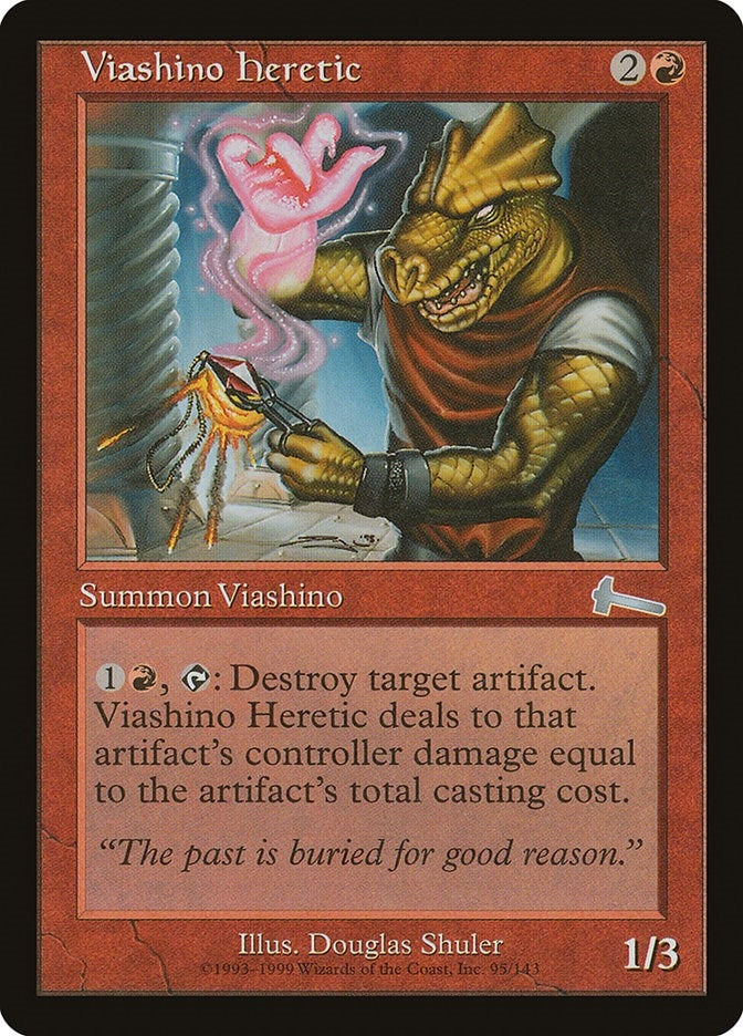 Image for Viashino Heretic (95) (Urza's Legacy) - Magic: The Gathering