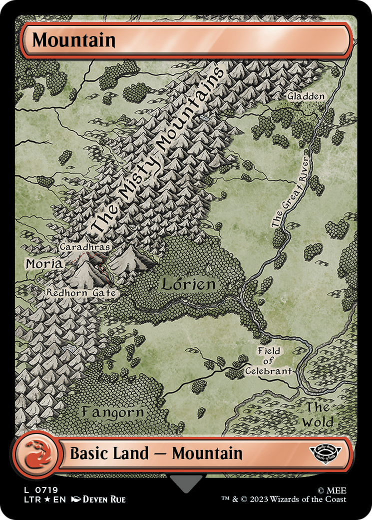 Mountain (0719) (Surge Foil) (719) (LTR)