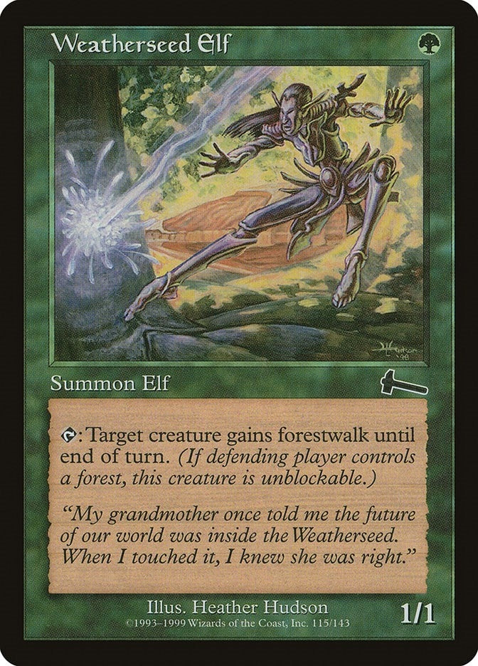 Image for Weatherseed Elf (115) (Urza's Legacy) - Magic: The Gathering