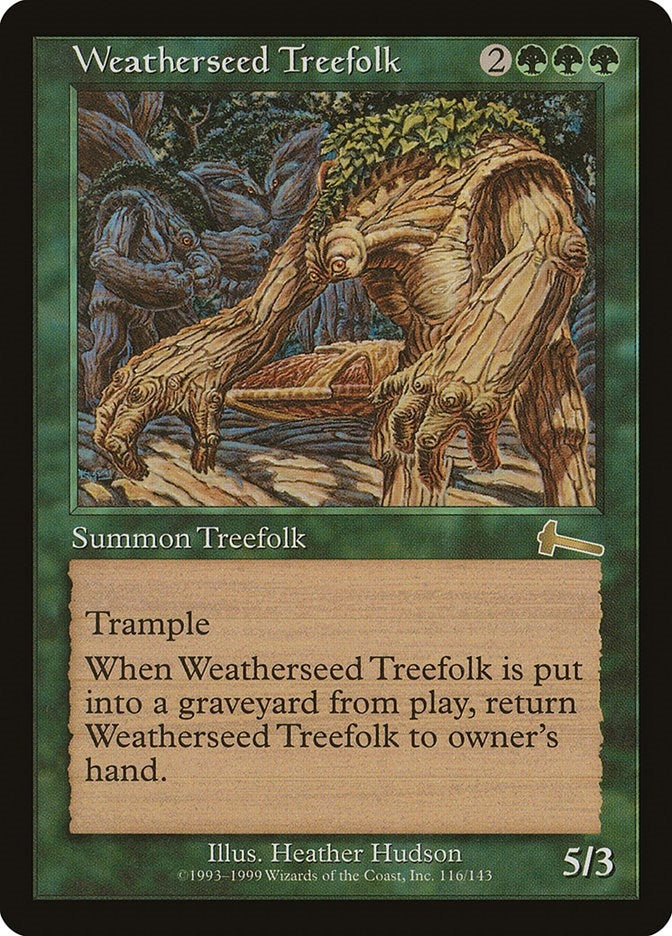 Weatherseed Treefolk (116) (Urza's Legacy)