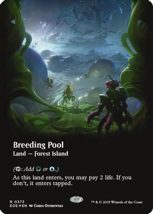 Breeding Pool (Borderless) (Galaxy Foil) (373) (EOE)