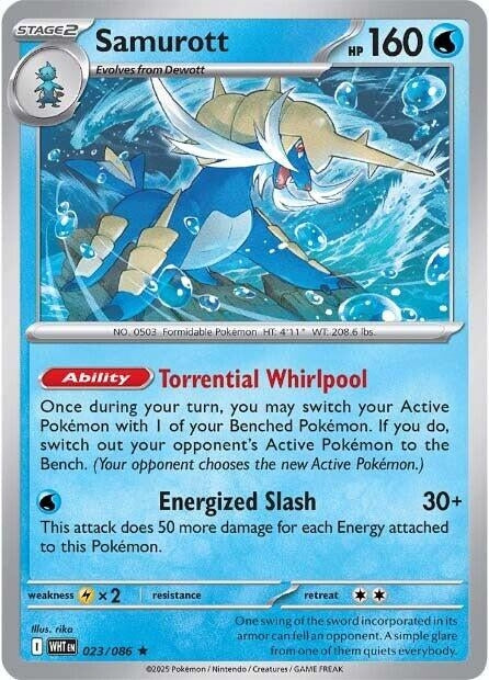 Samurott (023/086) (SV: White Flare)