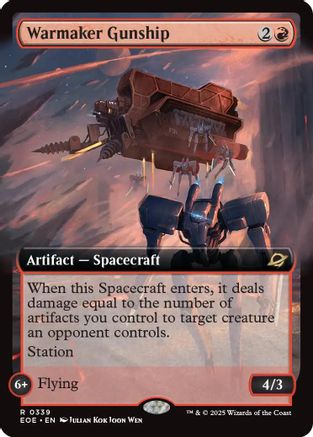 Warmaker Gunship (Extended Art) (339) (EOE)